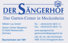 Sängerhof Meckenheim | www.saengerhof.de